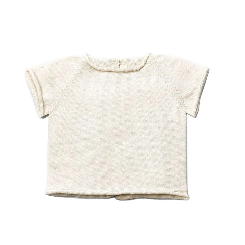 camiseta tricot li&me cream