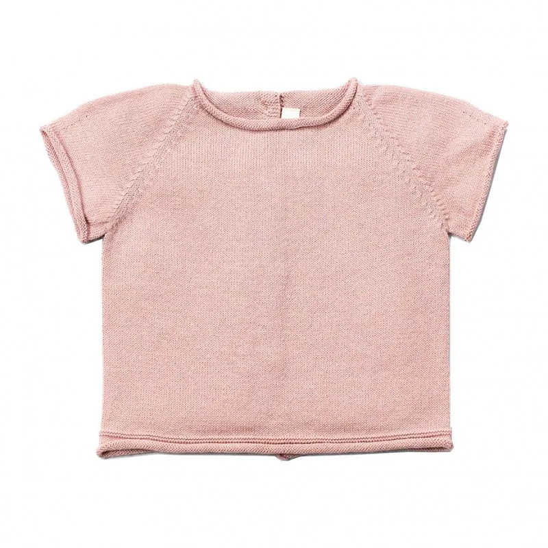 camiseta tricot li&me light pink