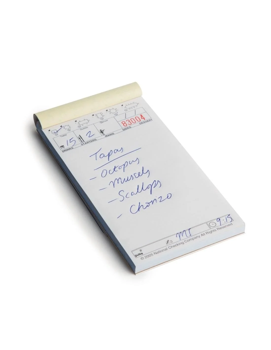 Carnets de commande autocopiants sans carbone WaitRpads (lot de 10)