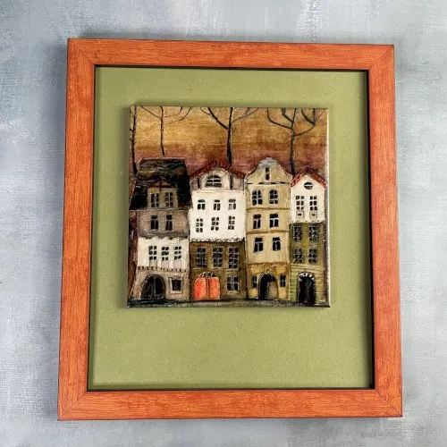 Carreau céramique, carrelage ville par Dominika Stawarz Burska ~15x15cm