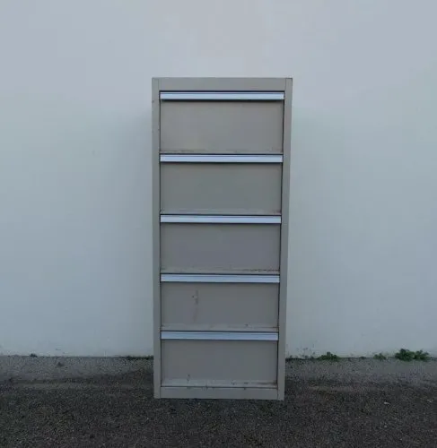 casier de rangement en métal indus vintage