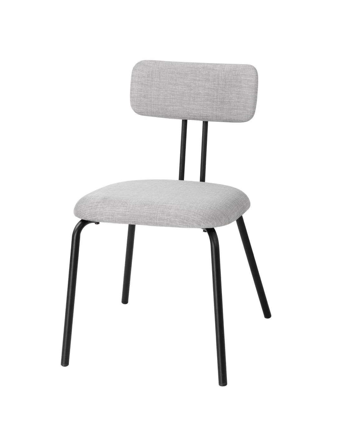 Chaises Bolero Fairfield noires et grises (lot de 2)