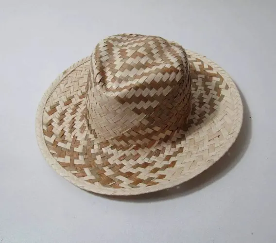 chapeau de paille vintage T.57