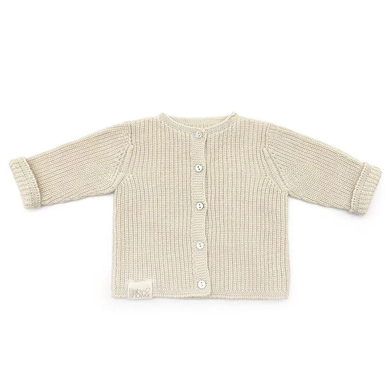 chaqueta tricot canale buttermilk (0-1 month)