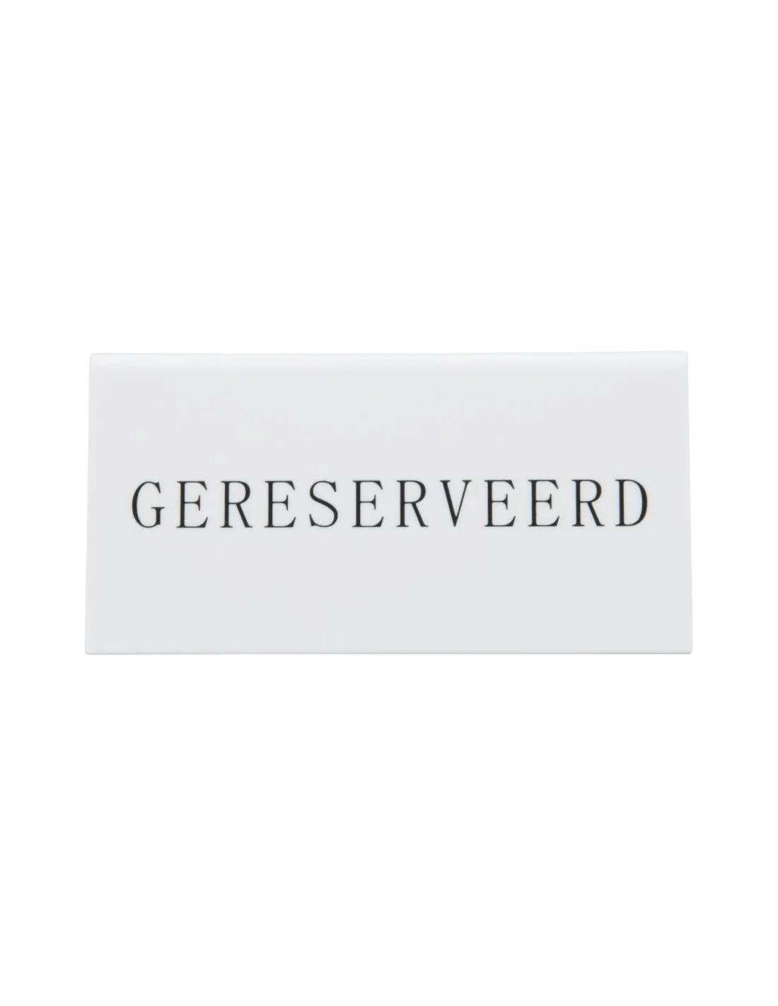 Chevalets table réservée Securit "Gereserveerd" (lot de 5)