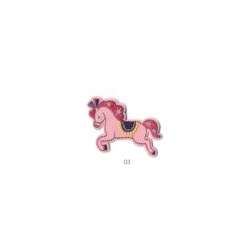 Chevaux enfants 4,5x6cm - Rose