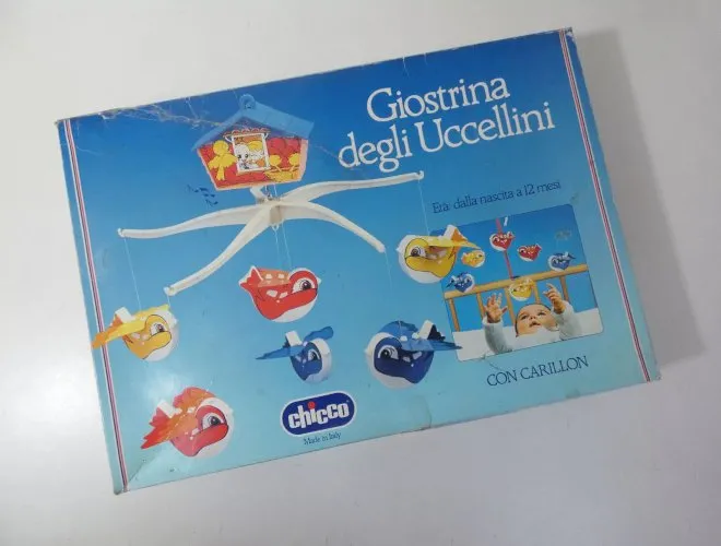 Chicco mobile musical aux oiseaux vintage