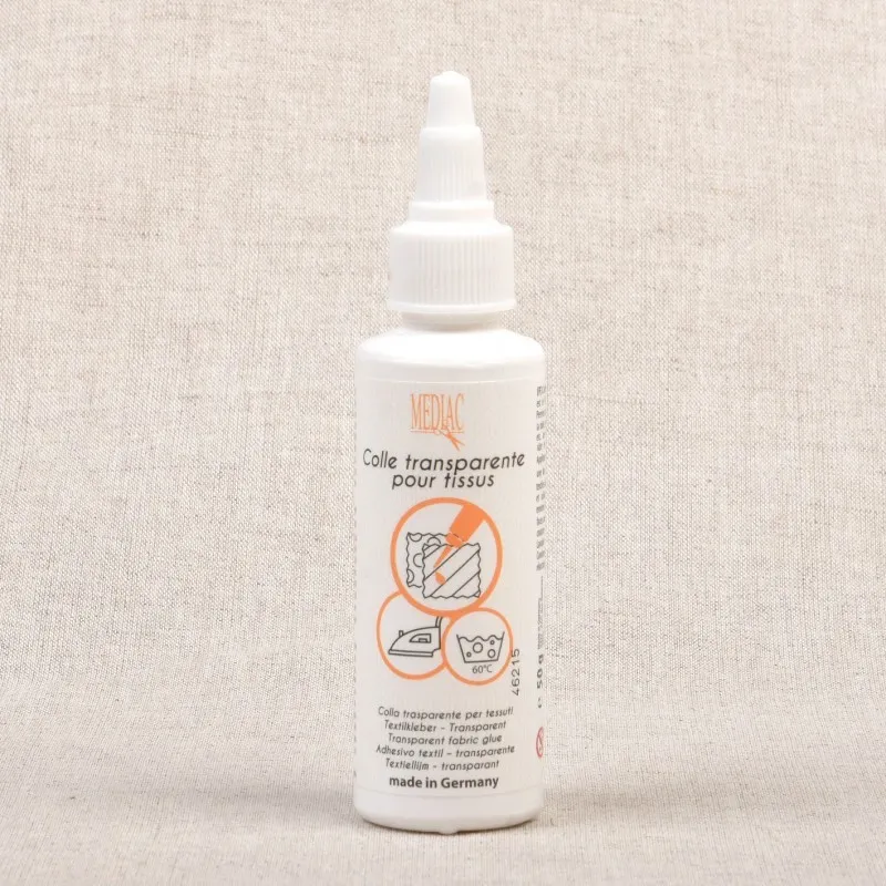 Colle tissu transparente médiac