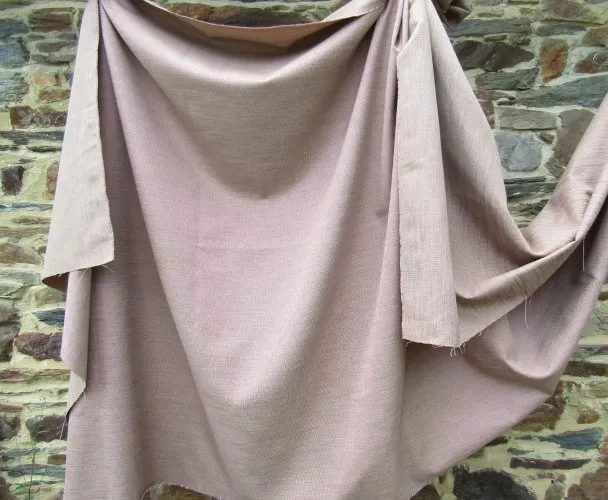 coupon de tissu neuf naturel rose 300x140