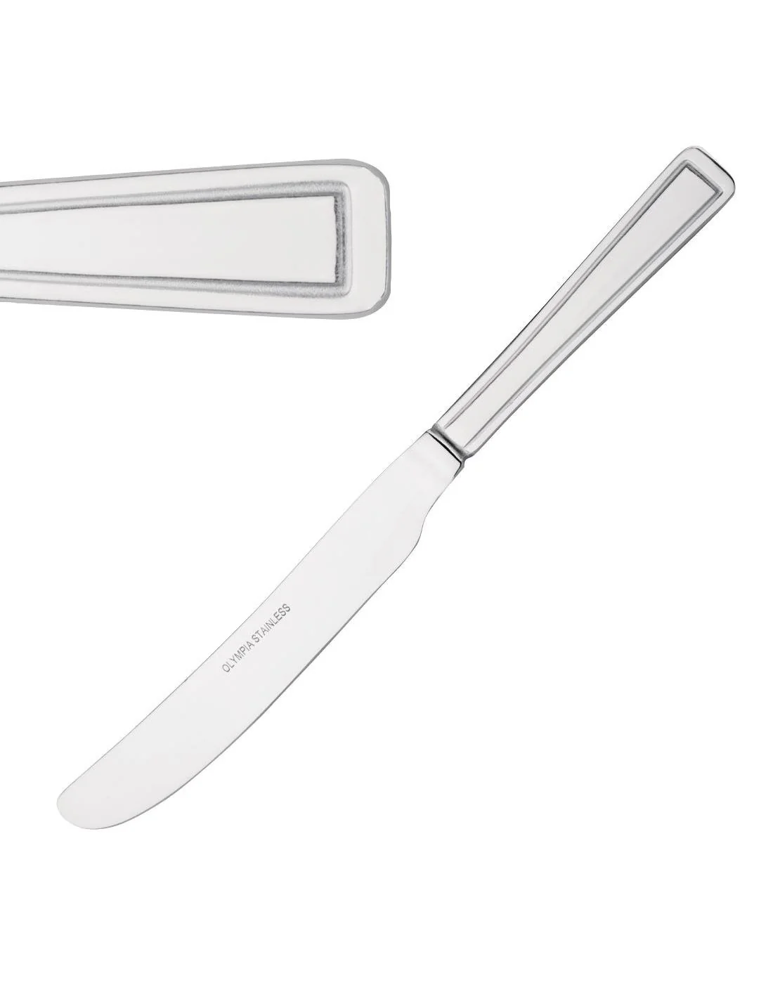 Couteau de table Olympia Harley manche plein (Lot de 12)