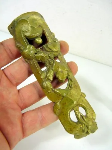 Deux anciens éléments décoration XIX° bronze dore meubles ou autre Louis XVI