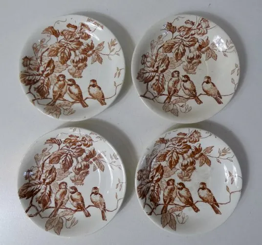 dinette Terre de fer assiettes oiseaux exclu LE BUCHERON 8 rue de RIVOLI Paris