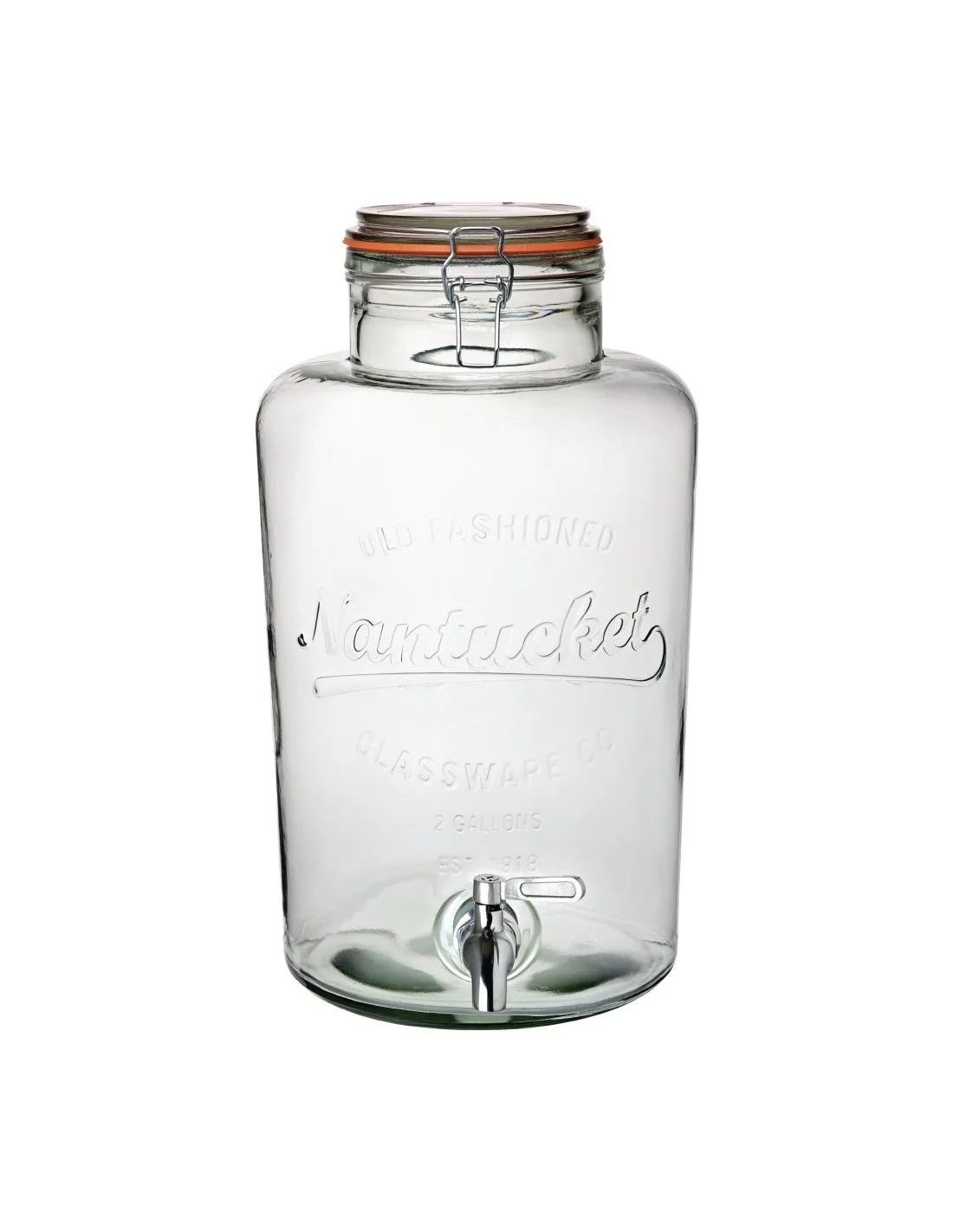 Distributeur de boissons en verre transparent Utopia 8.5 L