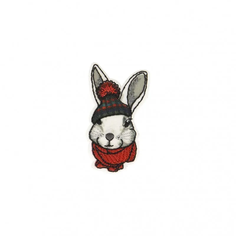 Ecusson animaux hiver - Lapin