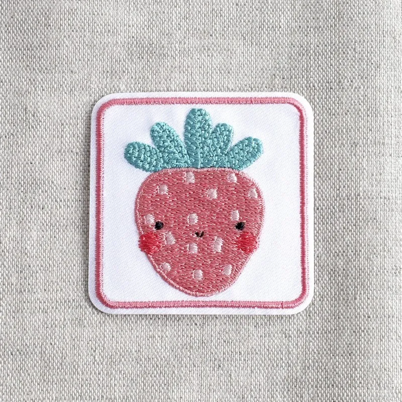 Ecusson animaux mignons - Fraise