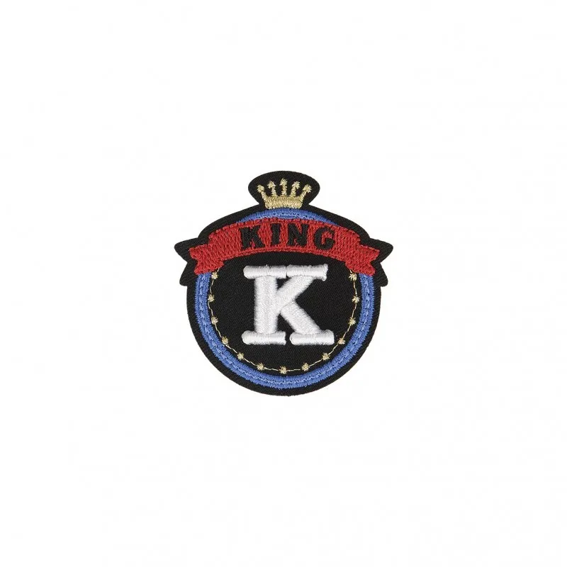 Ecusson bagde royal - K king