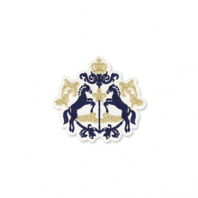 Ecusson blason royal - Chevaux