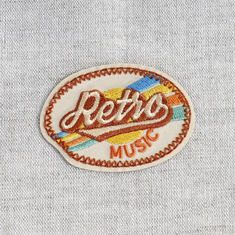 Ecusson musique rétro - Rétro music