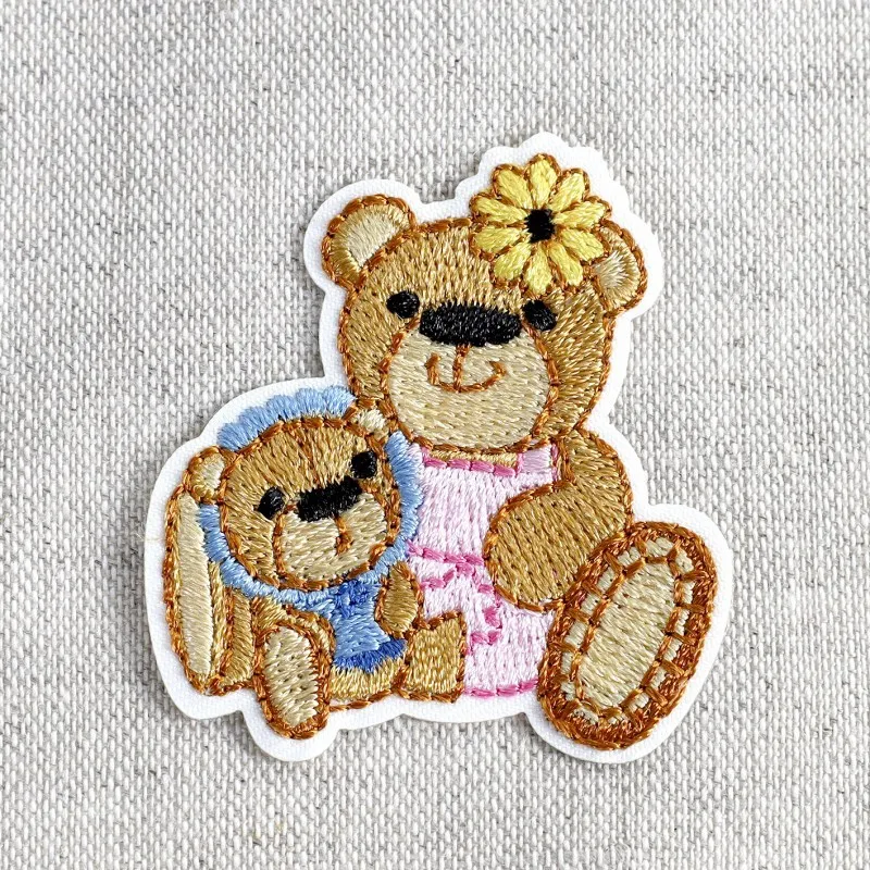 Ecusson oursons mignons - Maman et bébé