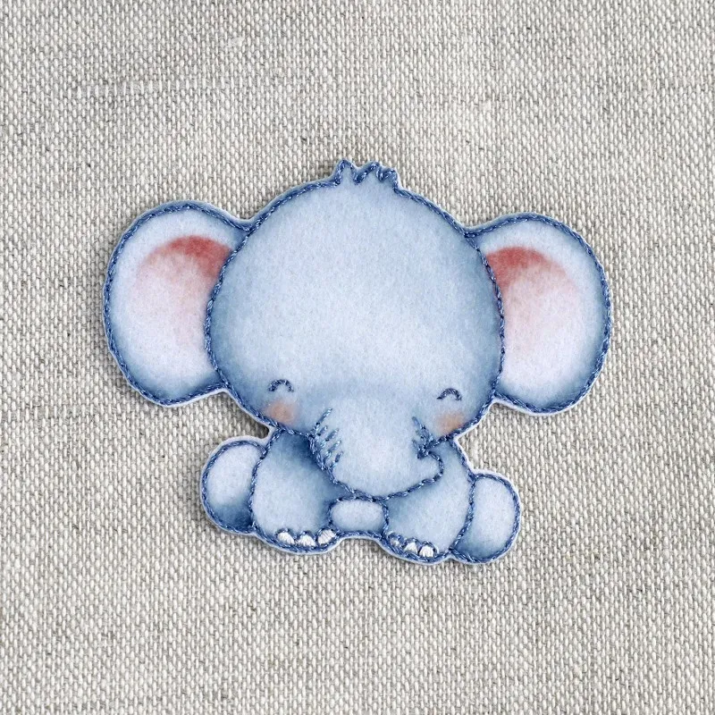 Ecusson petits animaux - Eléphant