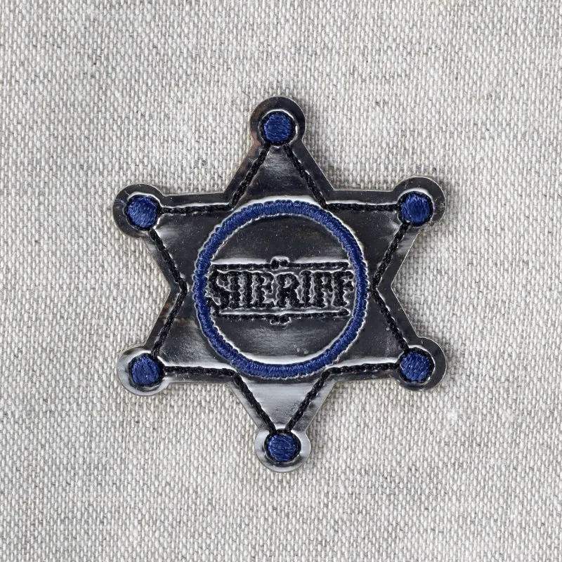Ecusson police/sherif - Sherif argent