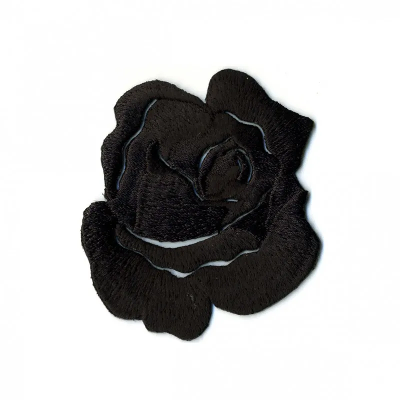 Ecusson rose - Noir