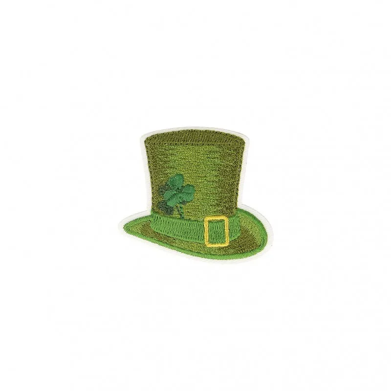 Ecusson st patrick - Chapeau vert