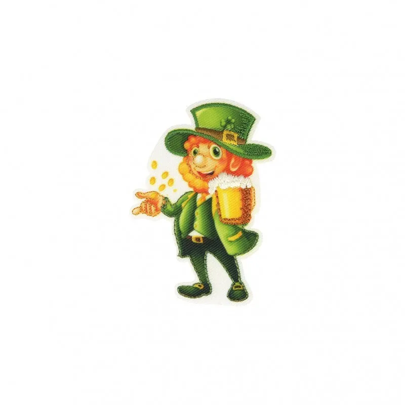 Ecusson st patrick - Lutin vert