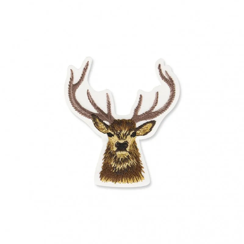 Ecusson tete animaux - Cerf