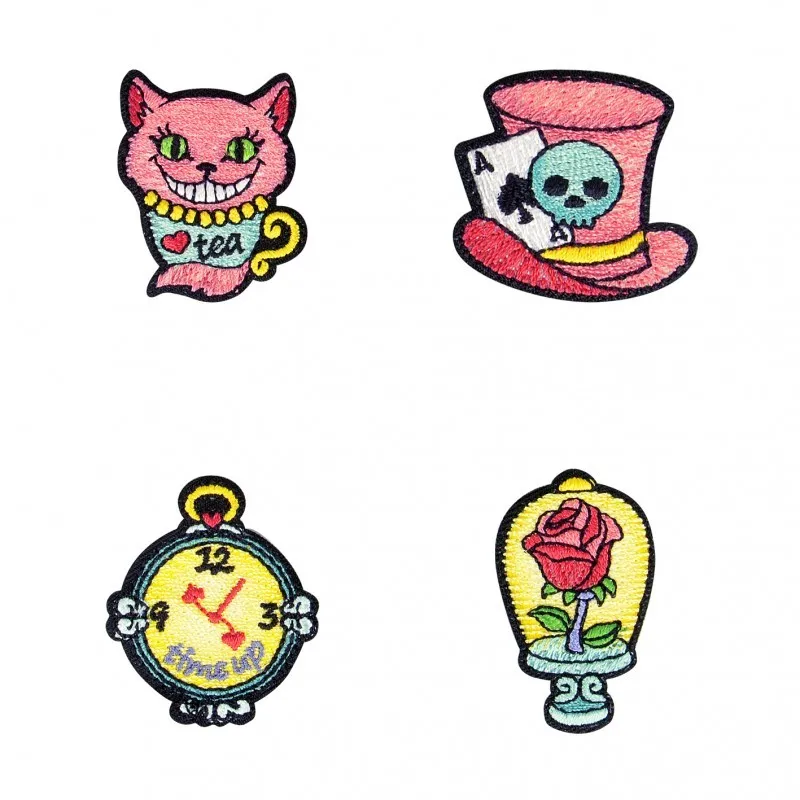 Ecussons alice theme*4 - Mix