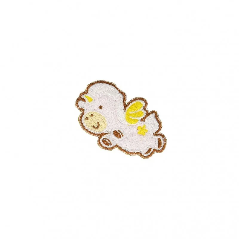 Ecussons doux bebe - Licorne rose