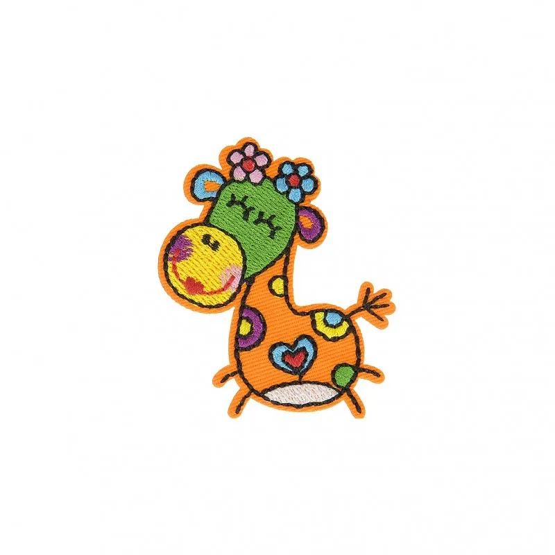 Ecussons happy animals - Girafe