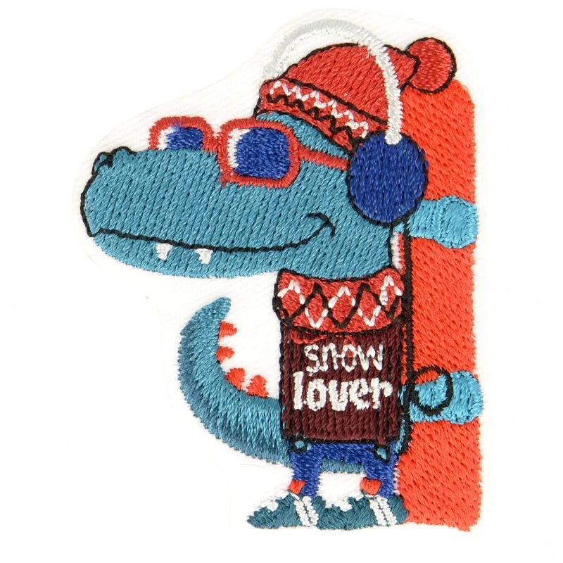 Ecussons monstre & co - Croco snow
