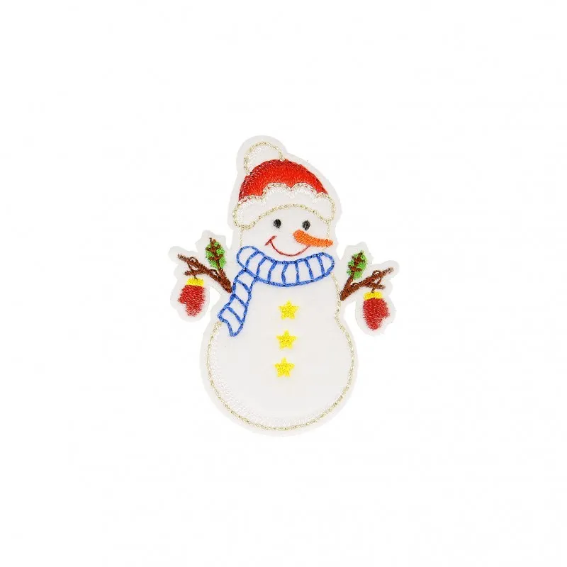 Ecussons noel - Bonhomme neige