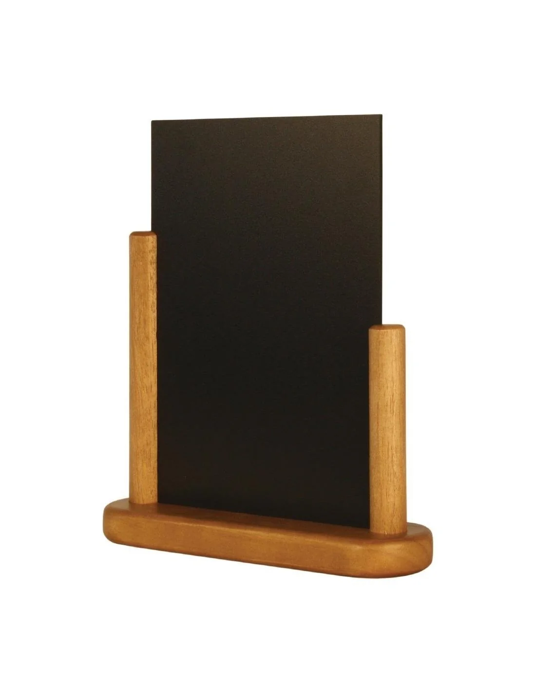 Elégante ardoise de table Securit finition teck 280 x 200mm