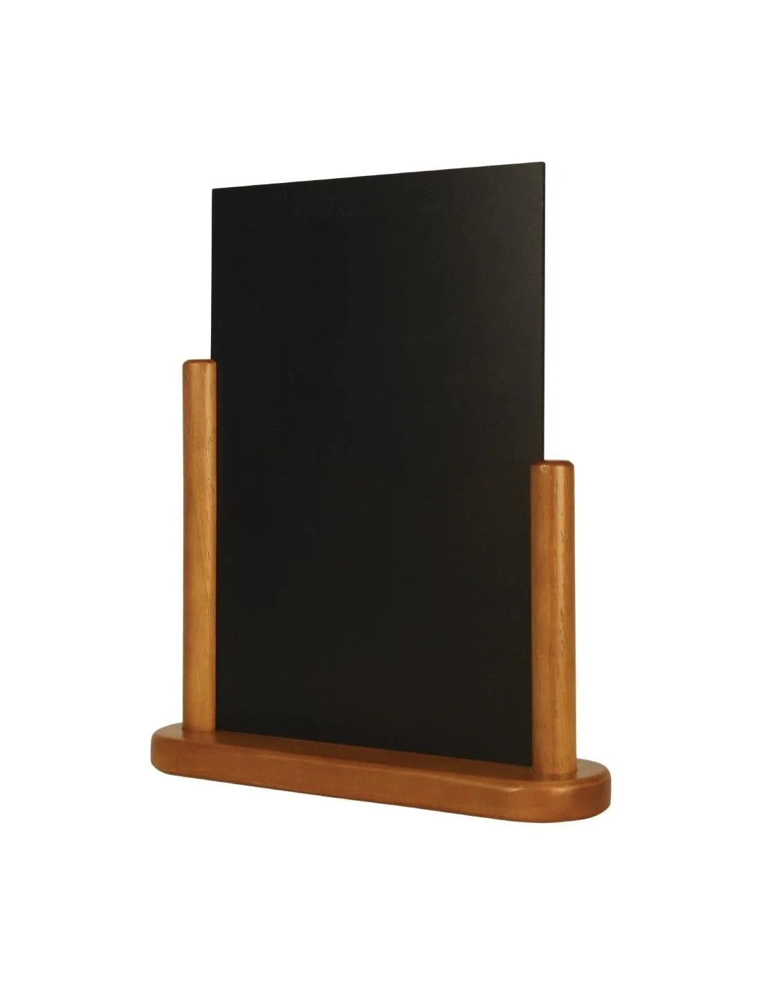 Elégante ardoise de table Securit finition teck 320 x 270mm