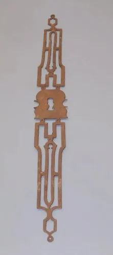 - ENTREE de SERRURE Fer Forgé XVIIIe JUS de GRENIER à nettoyer déco MEUBLE  D