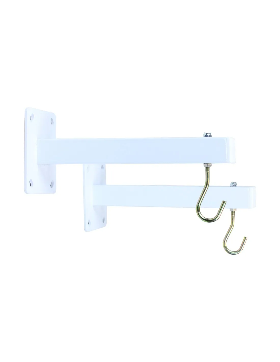 Equerres de fixation pour écran de projection Coloris blanc