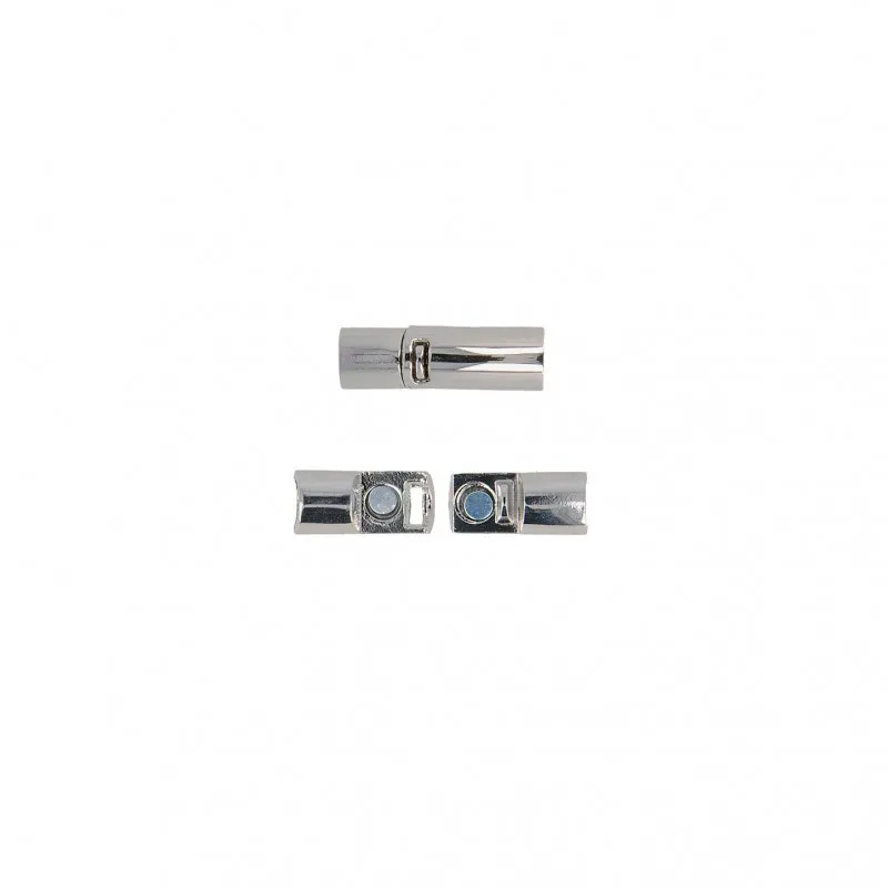 Fermoir metal 28x9mm *1 Argent -