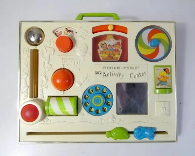 Fisher Price tableau d'éveil vintage 1973