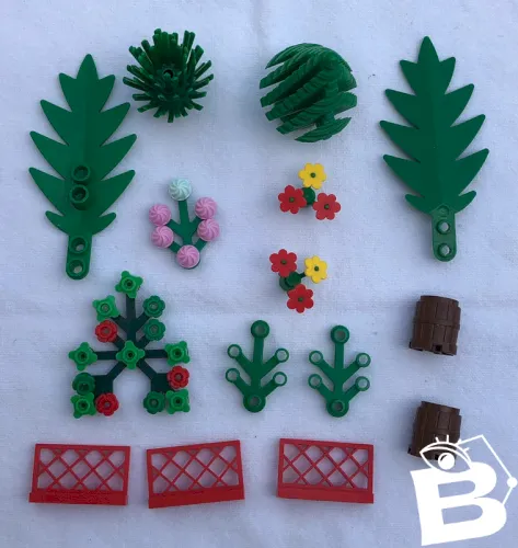 Fleurs et végétation Lego