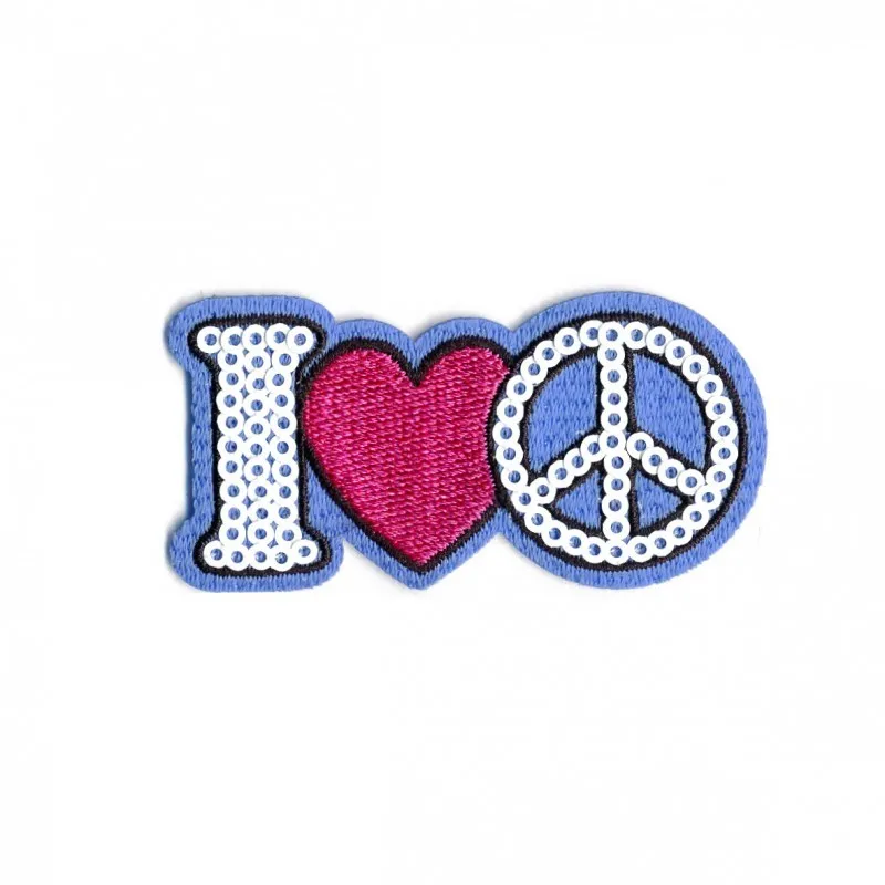 Funny motifs - Iloveu bleu 6x3