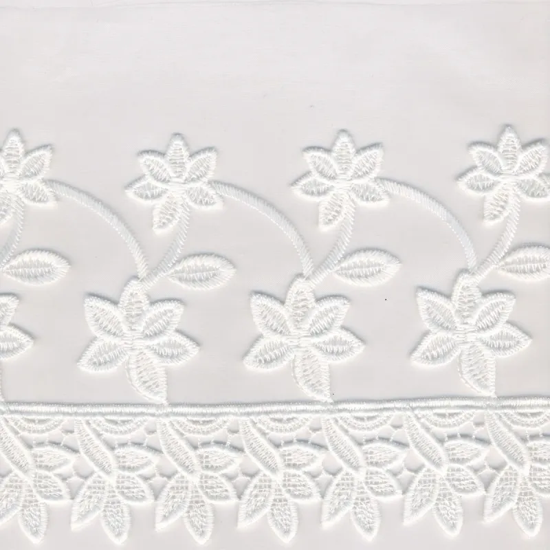 Guipure/voile 19,50 cm Blanc -