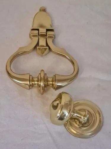 Heurtoir, Marteau de Porte Cloche ,bouton Et Visserie Louis XIV laiton massif