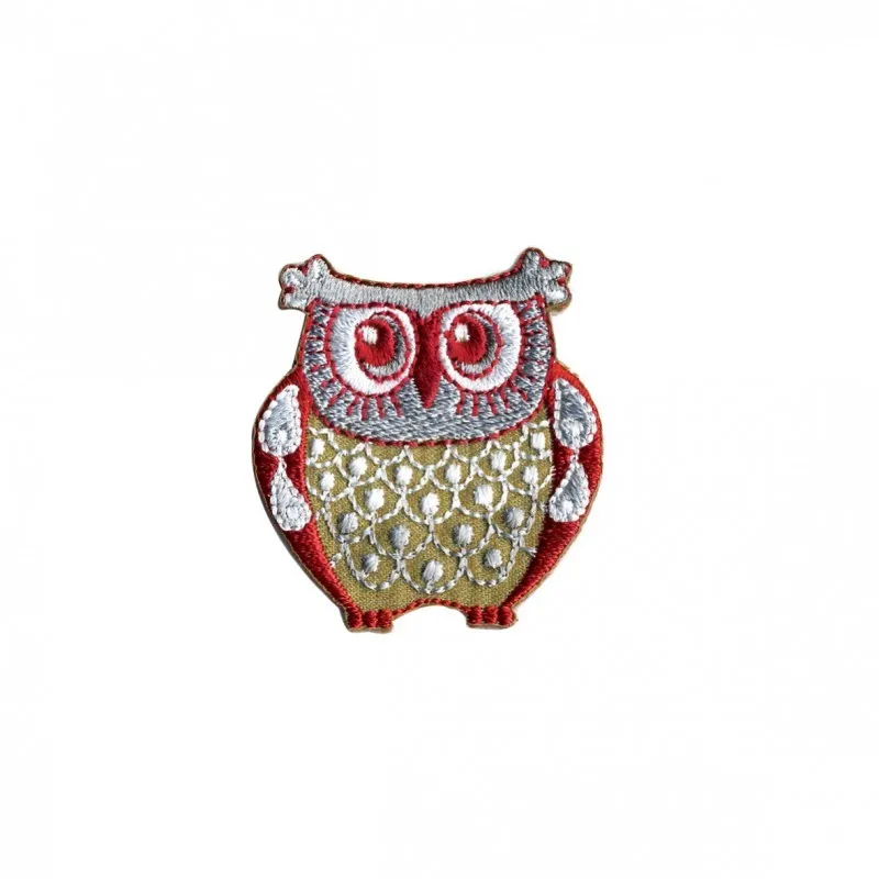 Hibou & chouette - Beige/rouge