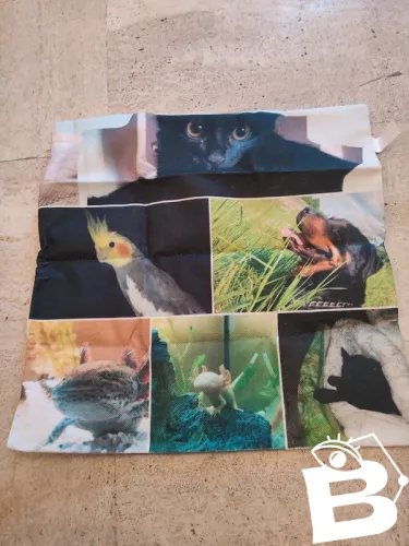 housse de coussin animalier 45X45CM