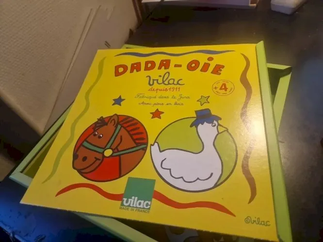 jeu de Dada et jeu de l'oie - VILAC- pions en bois