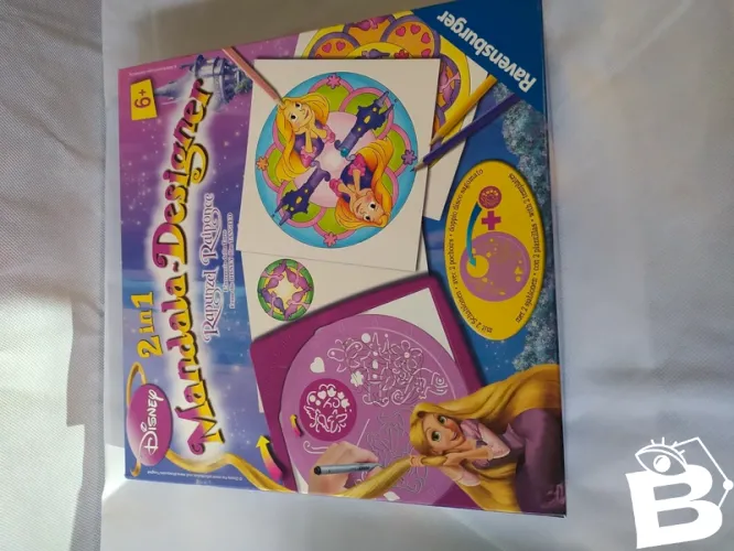 Jeu de dessin mandala designer modèle raiponce en bon état