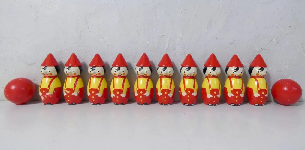 jeu de quilles vintage Pinocchio