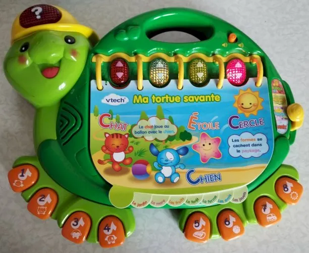 Jeu d'éveil Ma tortue ? savante pour 18 mois et+ avec piles fournies